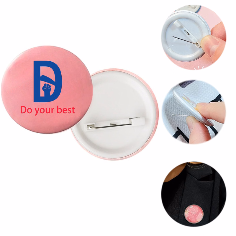 Customizable Button Pin Badge