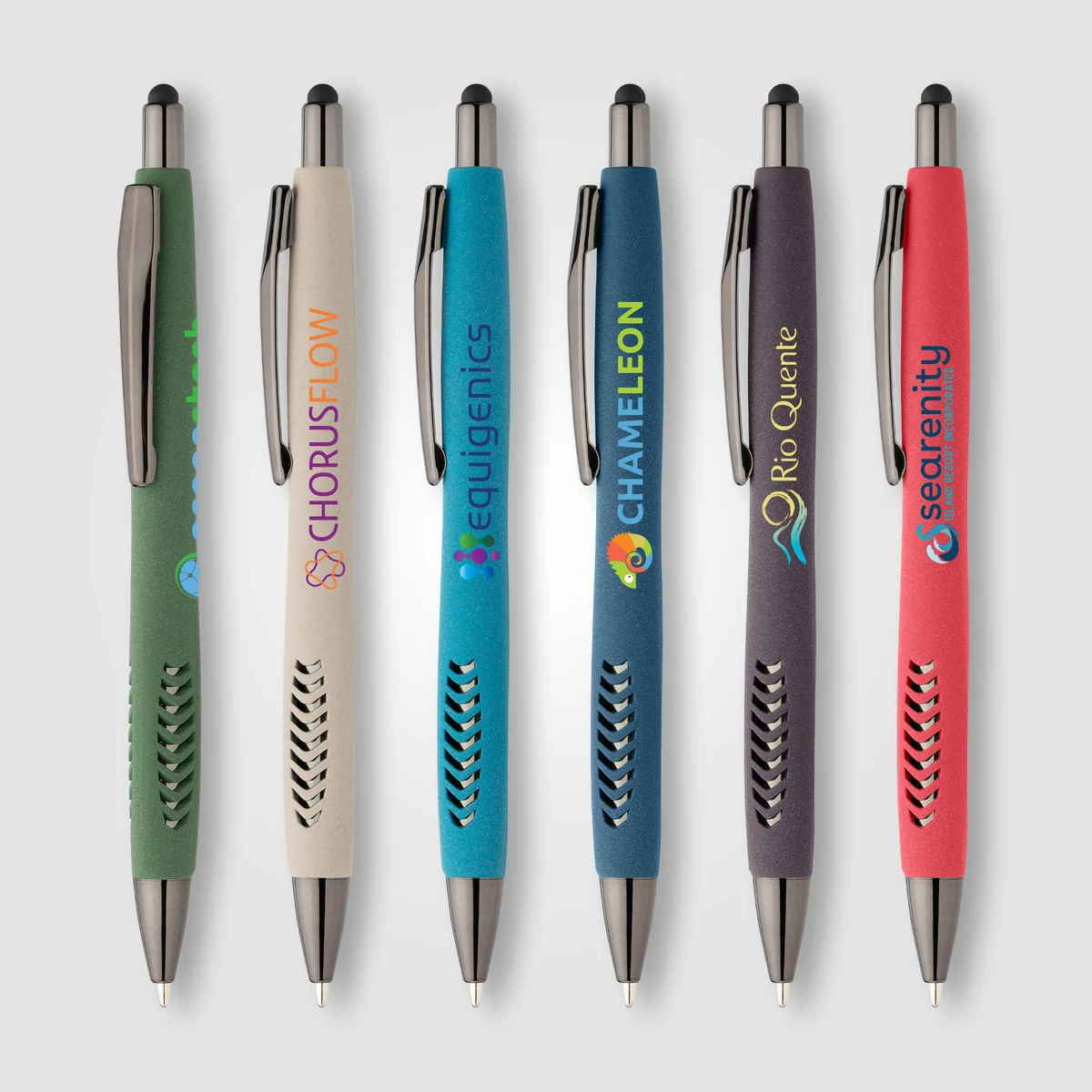 Avalon Recycled Plastic Stone Finish Stylus Pen 1