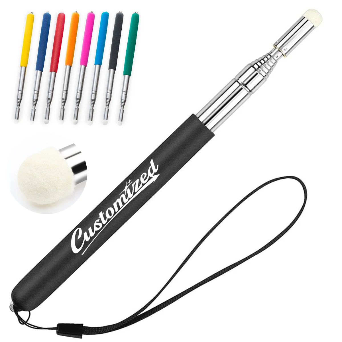 Telescopic Acupressure Massage Pen with Soft Round Tip 1