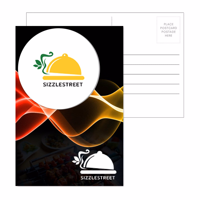 Post Card with Coaster- 1/16" Rubber 80 Mil Acrylic Top
