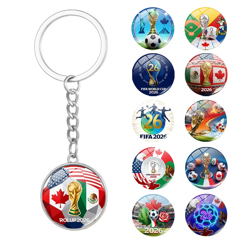 2026 FIFA World Cup Single-Sided Custom Printing Keychain 1