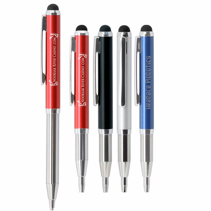 Periscope Telescoping Brass Stylus Ballpoint Pen