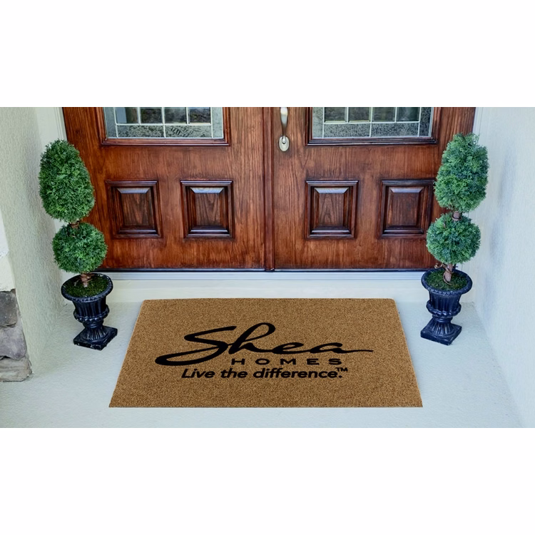 Flocked Faux Coco Floor Mat