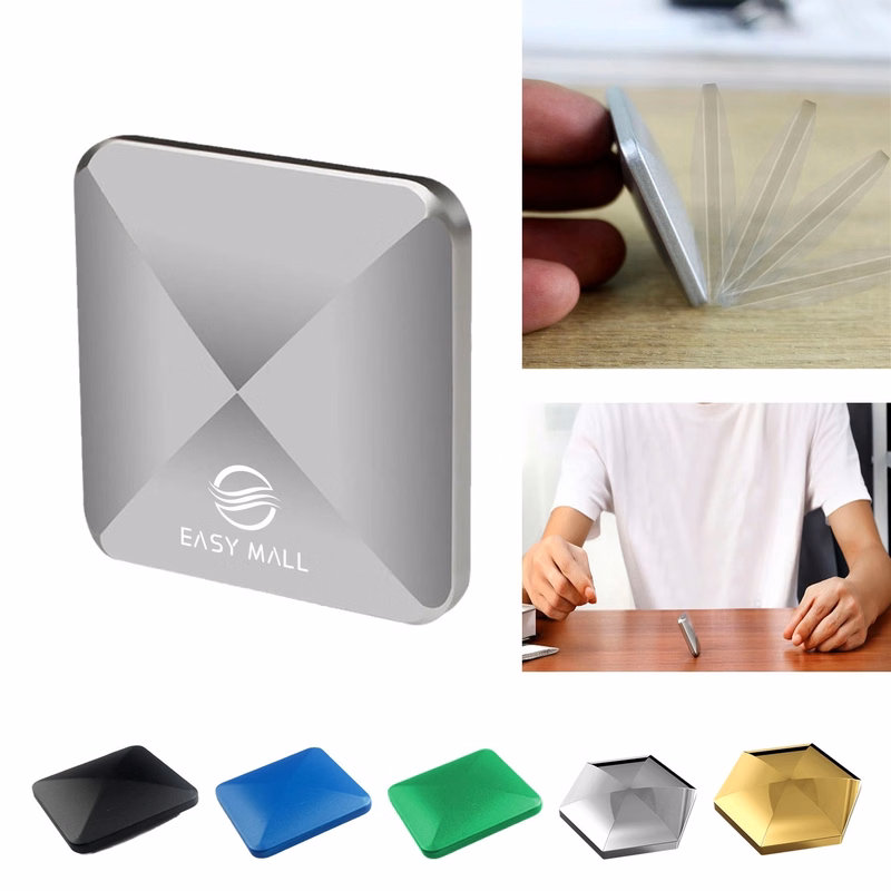 Square Metal Fidget Flip Toy