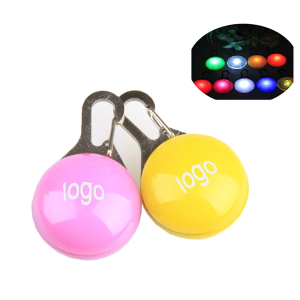 LED light dog tag Flash Pet Collar Pendant 1