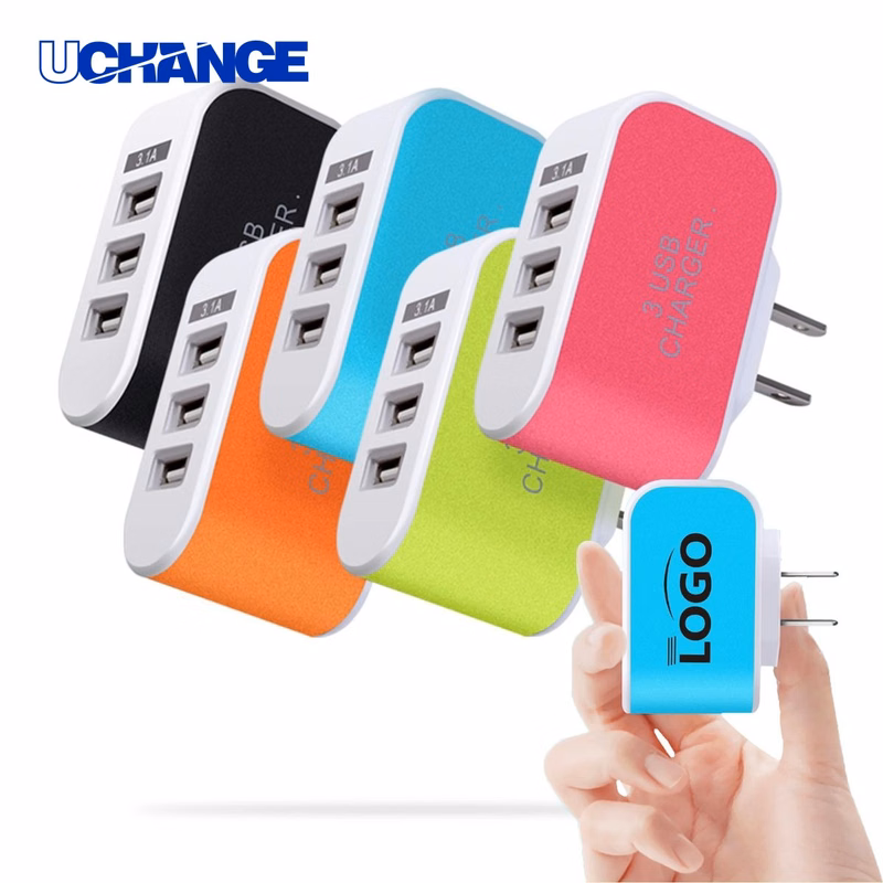 3-Port USB Wall Charger Block
