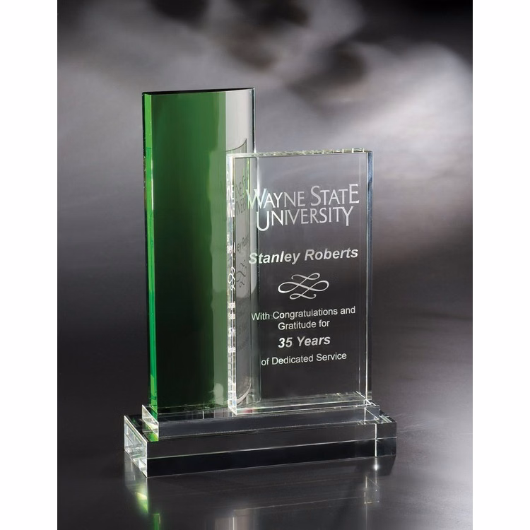 Contemporary Vistas Crystal Infinity, Green Award