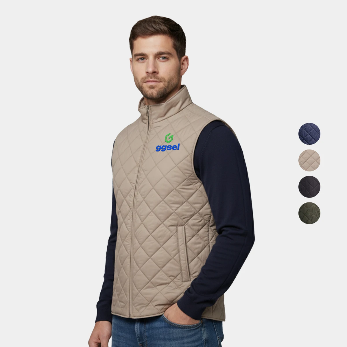 Weatherproof® Lightweight Diamond Quilted Vest 1