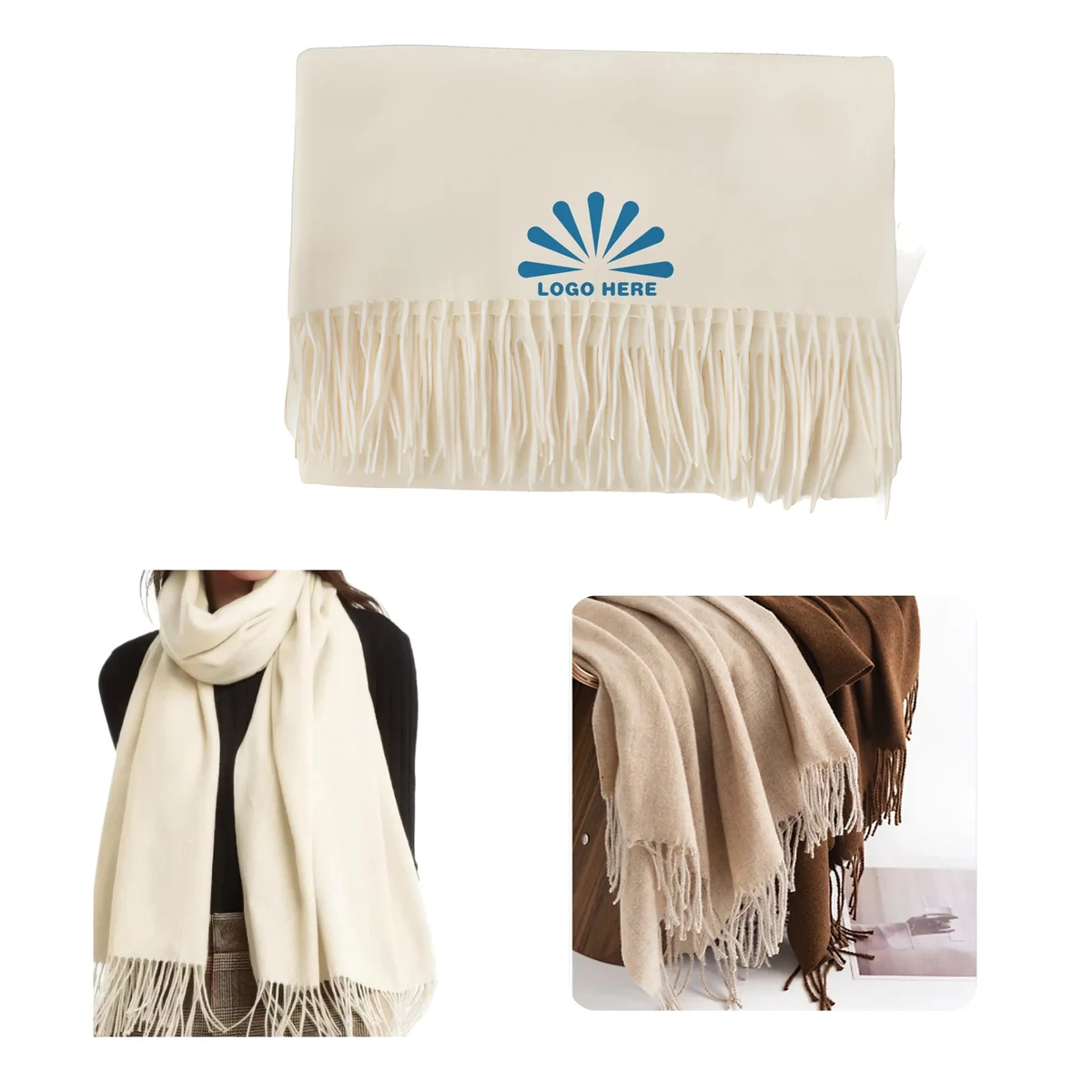 Winter Women's Warm Knitted Scarf Shawl 1