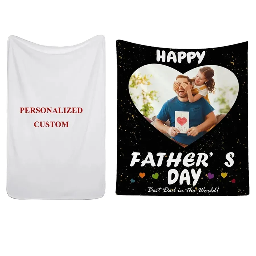Custom Digital Printing Flannel Fleece Blanket 1