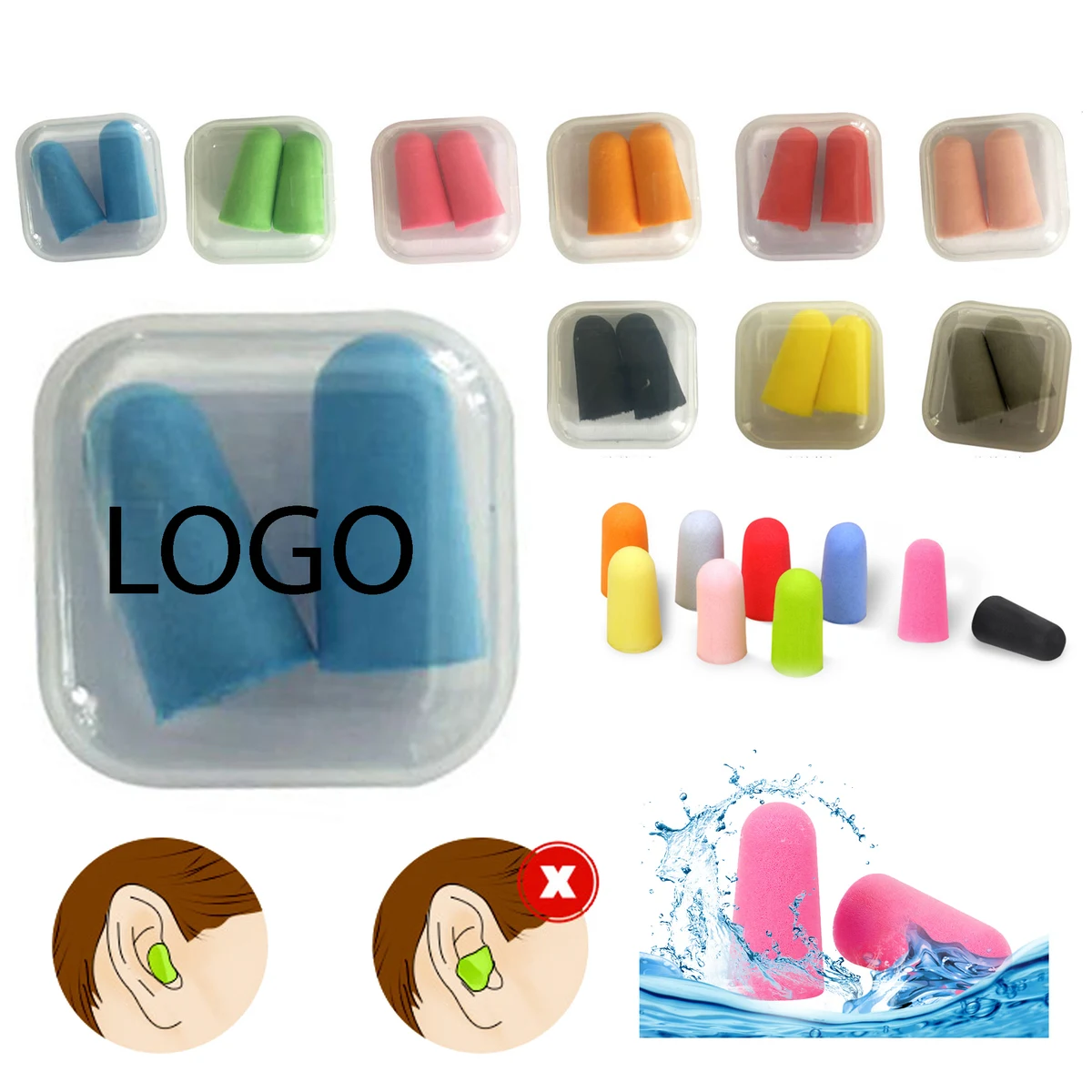 Ultra Soft Noise Blocking Earplugs 1