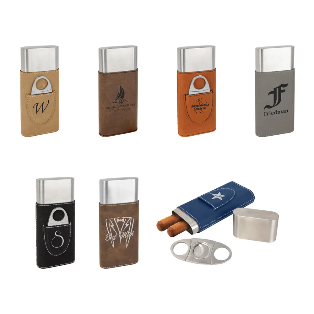 Premium Leatherette Cigar Cases 1