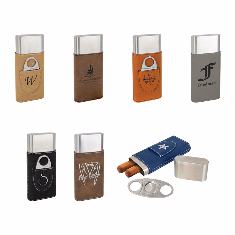 Premium Leatherette Cigar Cases