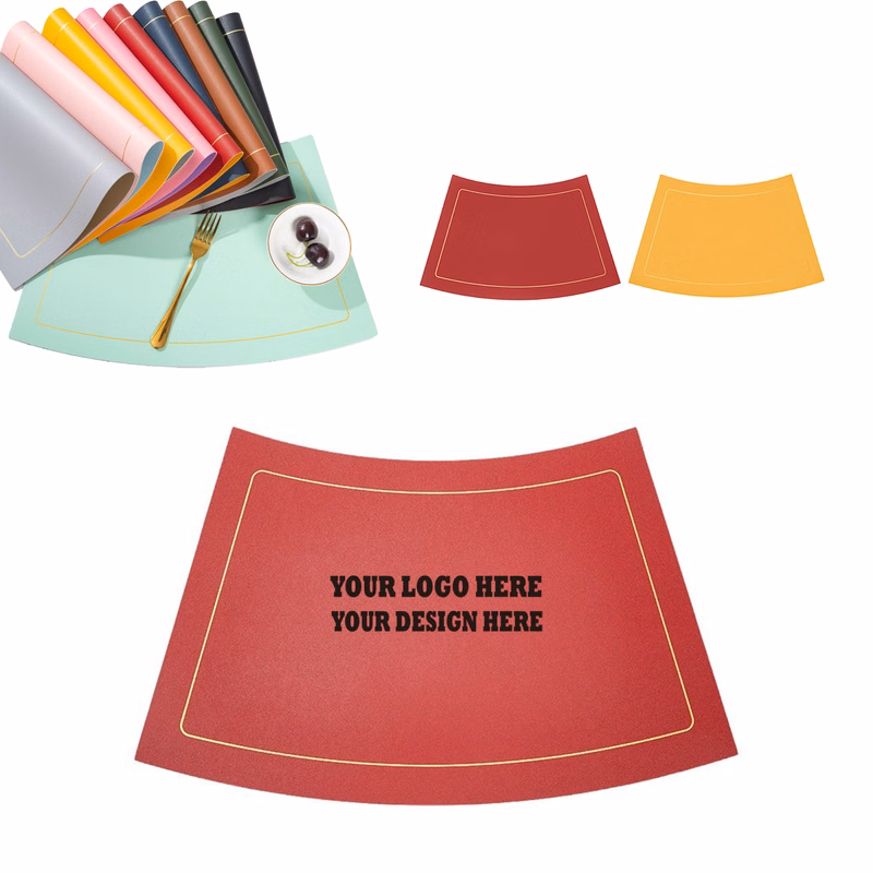 Home And Restaurant - Use Leather Western Food Placemat