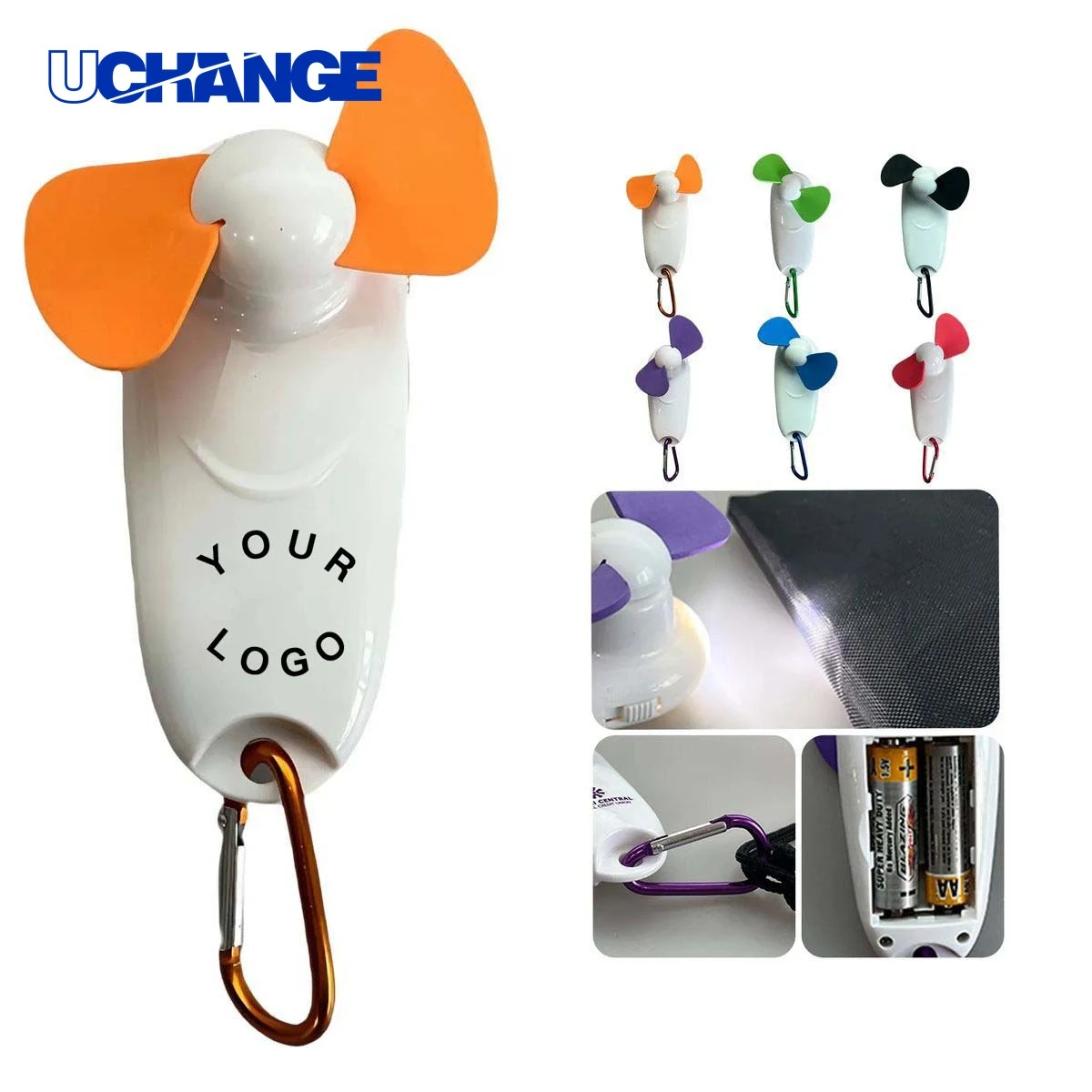 Travel Size Fan with Hanging Hook and Light for Travel 1
