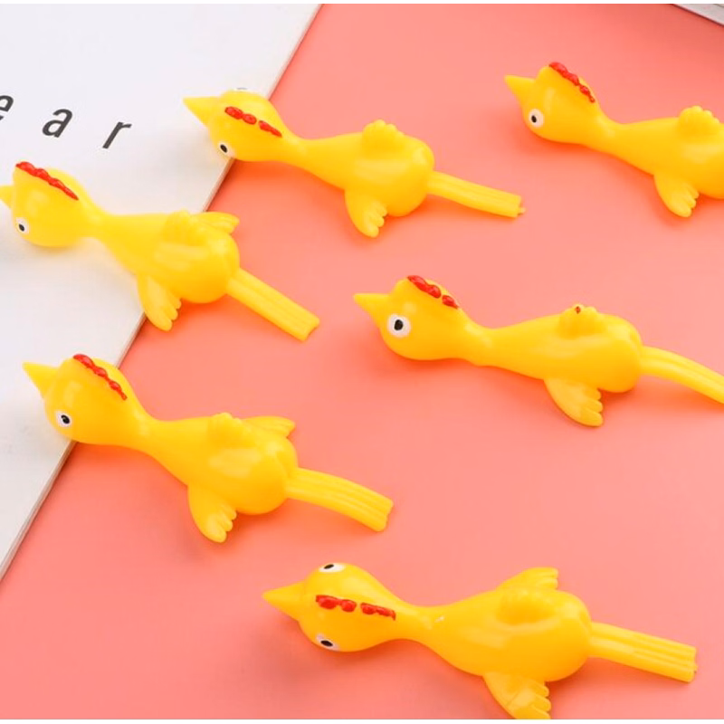 Rubber Slingshot Chichen Toys