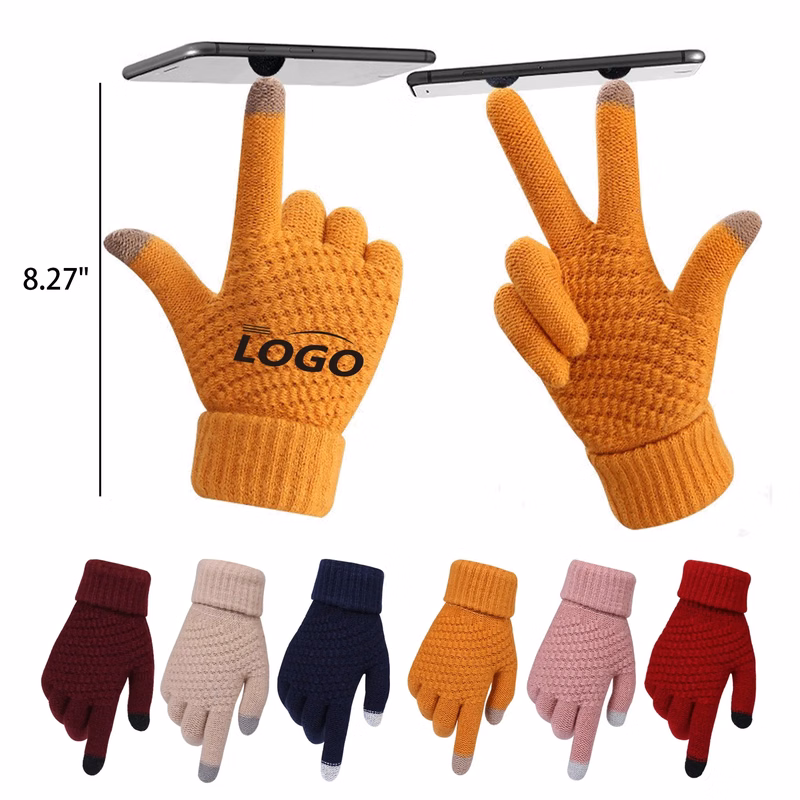 Touch Screen Thermal Warm Knit Gloves