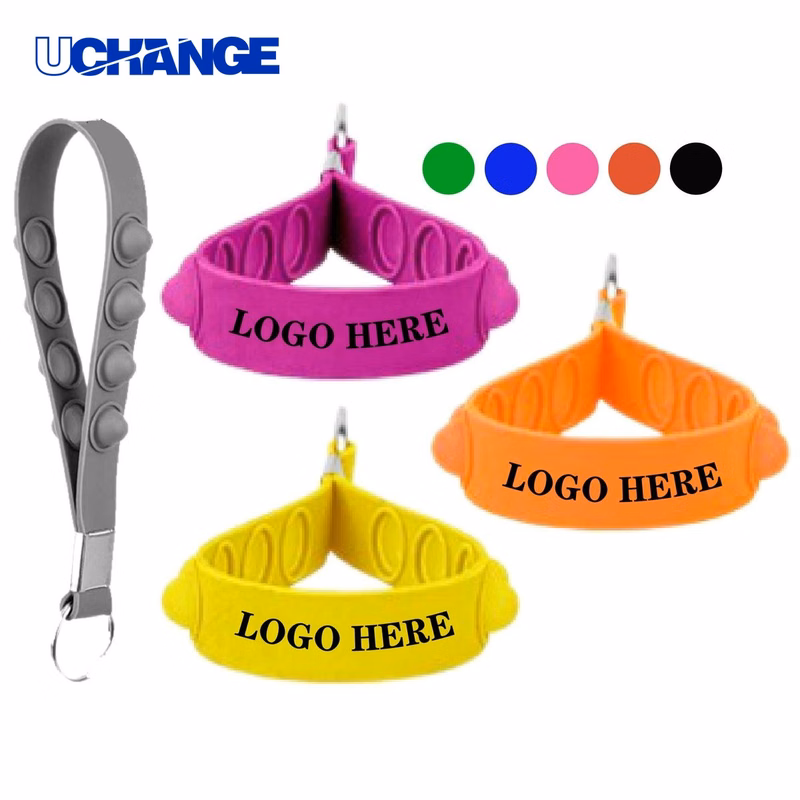 Silicone Decompression Wristband Keychain