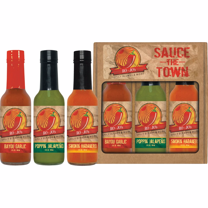 Three Pepper Hot Sauce Set (3x5oz)