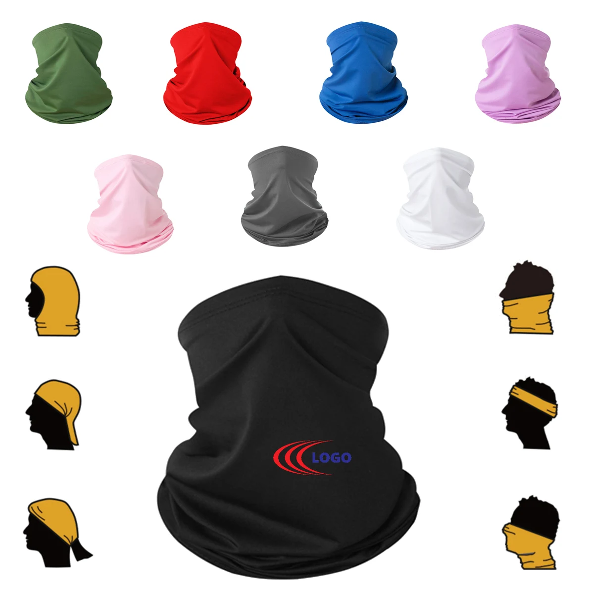 MOQ 100 Summer Riding Sun Protection Neck Gaiter 1