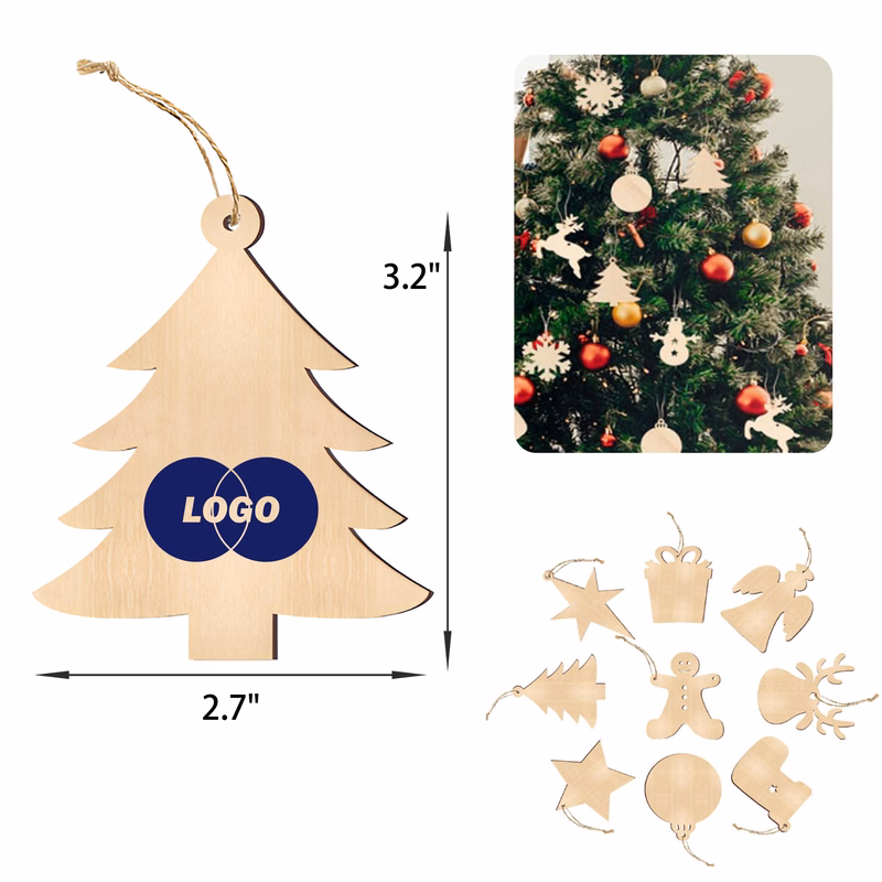 Natural Wooden Tree Pendant