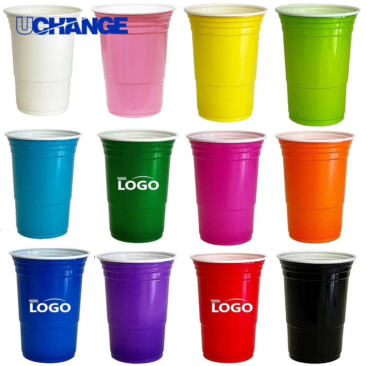 Reusable Plastic Cup Container (16 OZ) 1