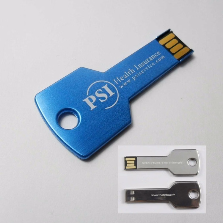 4GB METAL KEY SHAPED USB flash drivers IN GOLD COLOR