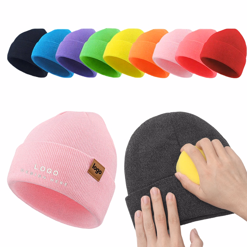 Simple Solid Color Knitted Hat