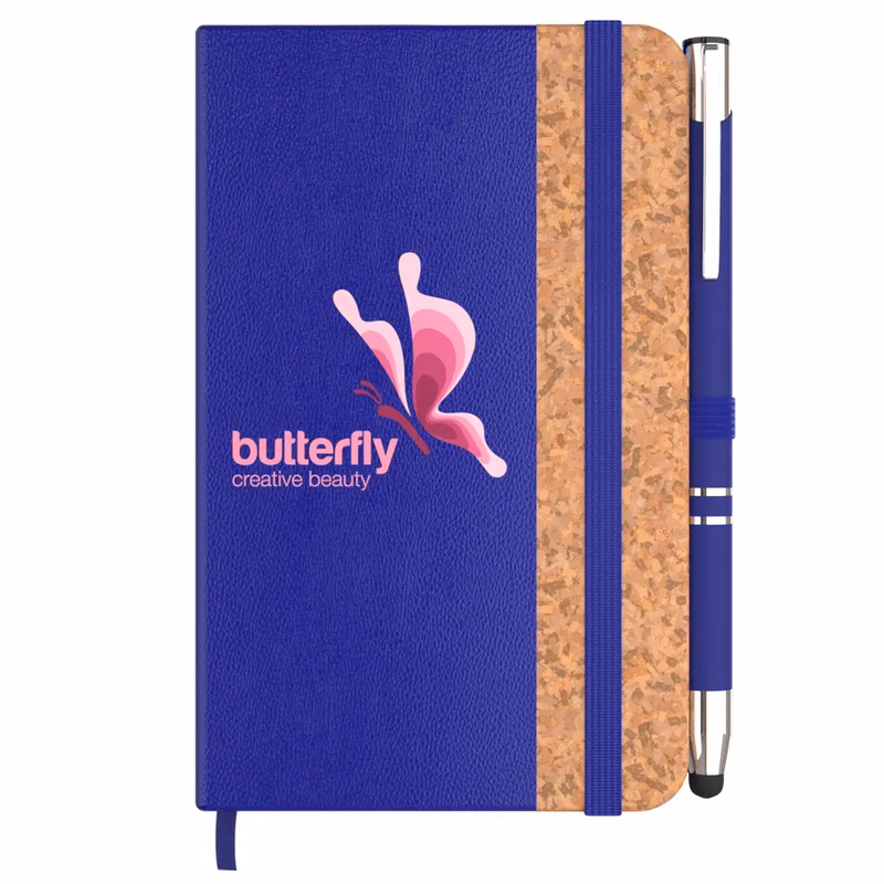 Hyde Cork Notebook & Paragon Pen