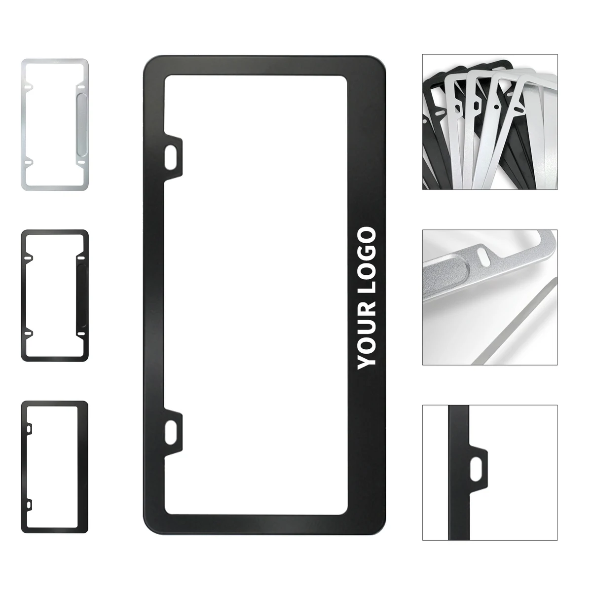 Chrome Finish Abs License Plate Frame 1