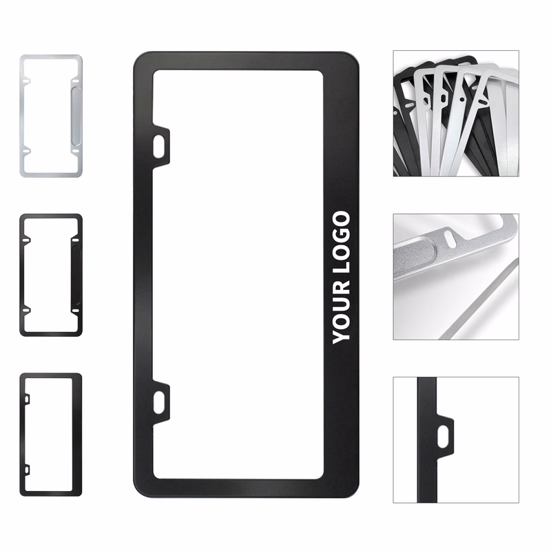 Chrome Finish Abs License Plate Frame