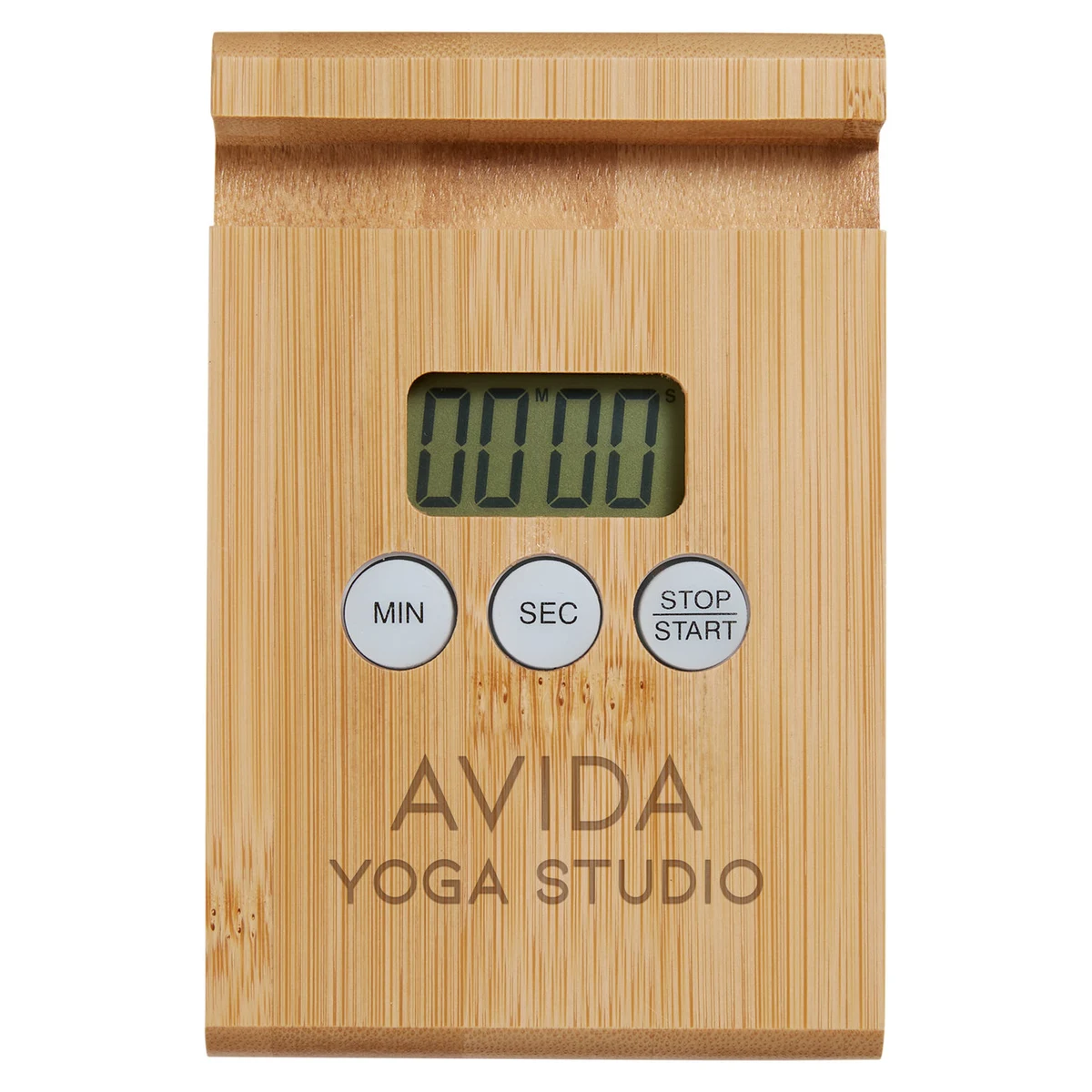 Home & Table Bamboo Timer & Stand 1