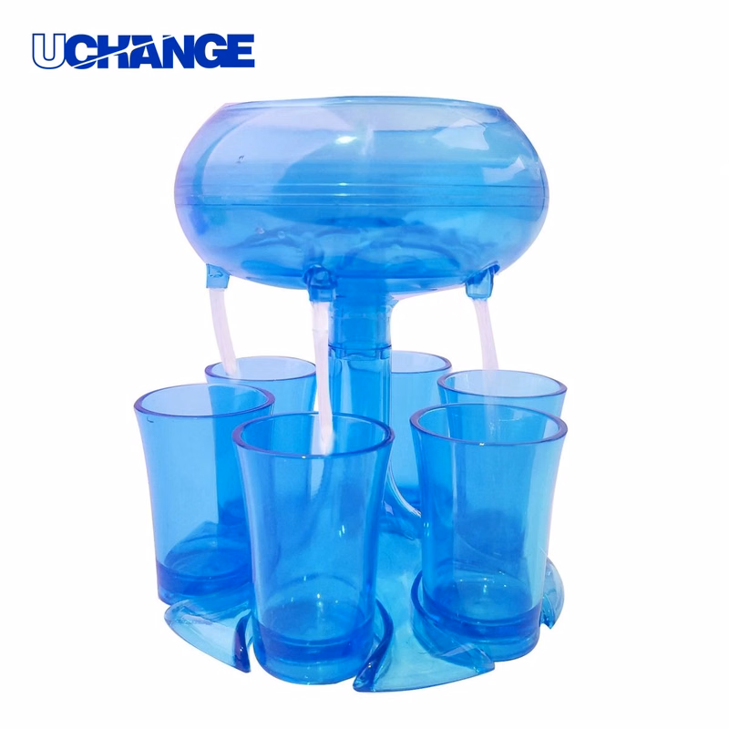 Shots Glass Dispenser and Holder (6 Shots)