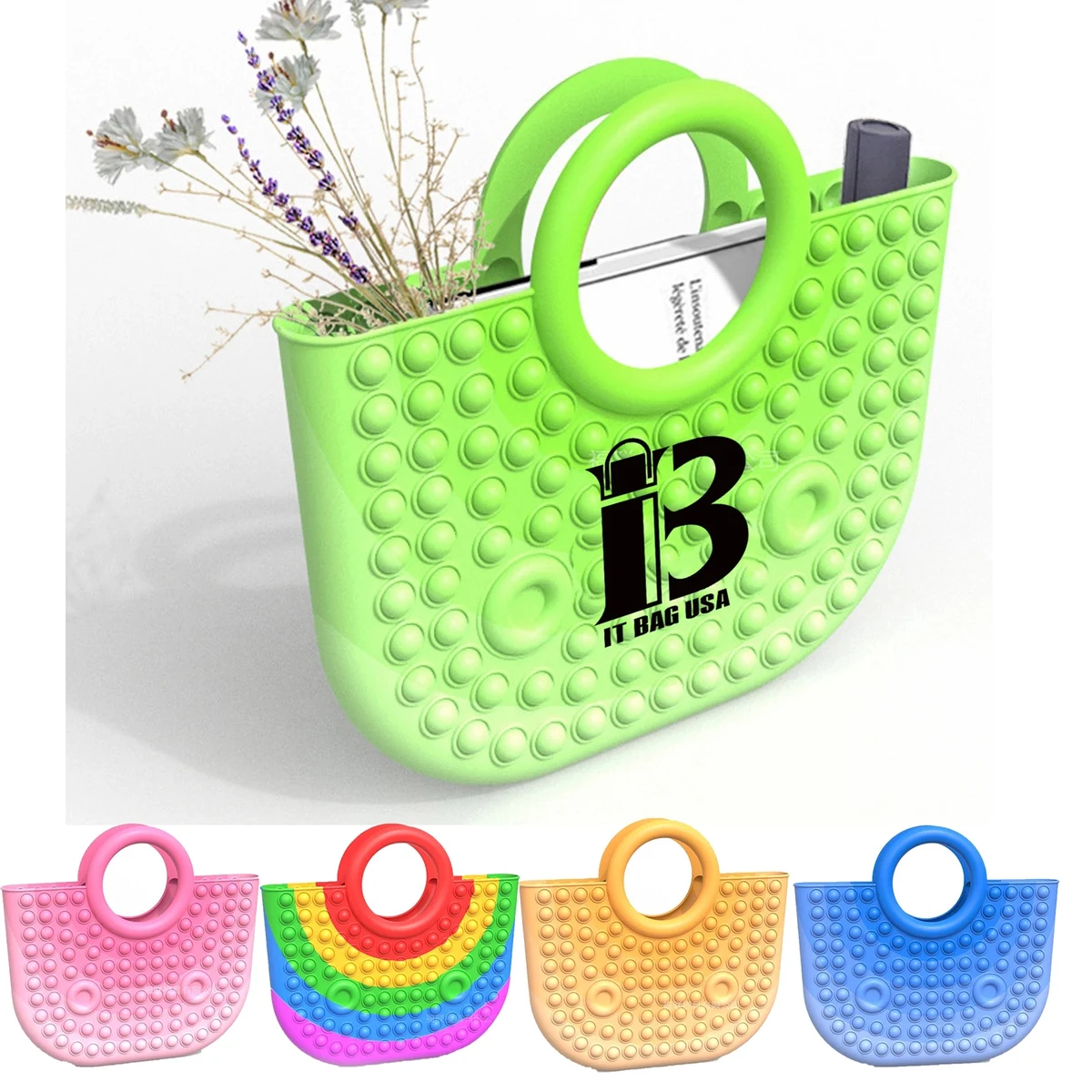 Push It Pop Fidget Toys Handbags Purses for Women Fashion 1