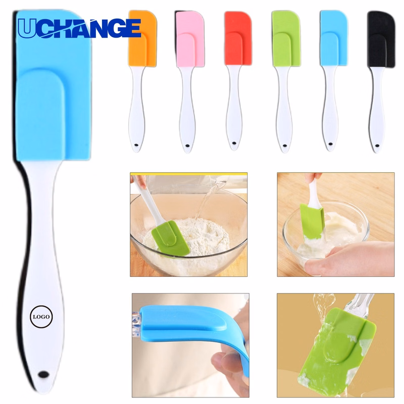 Plastic Handled Silicone Spatula Tool