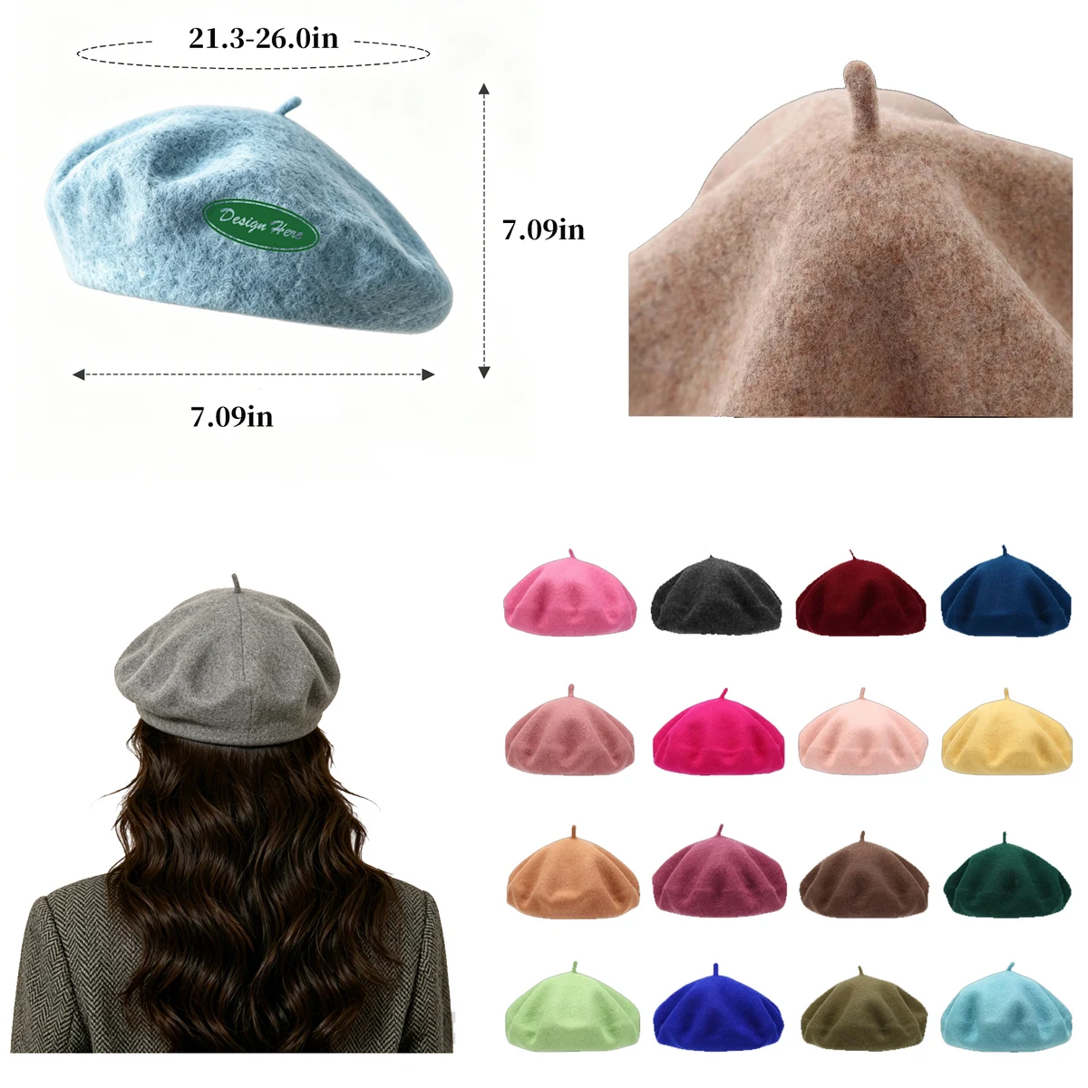 Warm All-Match Vintage Berets 1