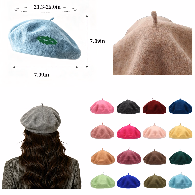 Warm All-Match Vintage Berets