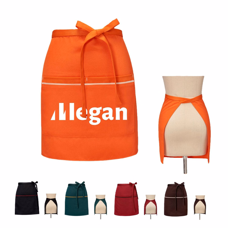 Restaurant Waiter Kitchen Chef Half Skirt Apron