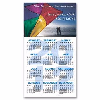 Re-Stick-It Calendar Decal (2.5"x4.5") Rectangle