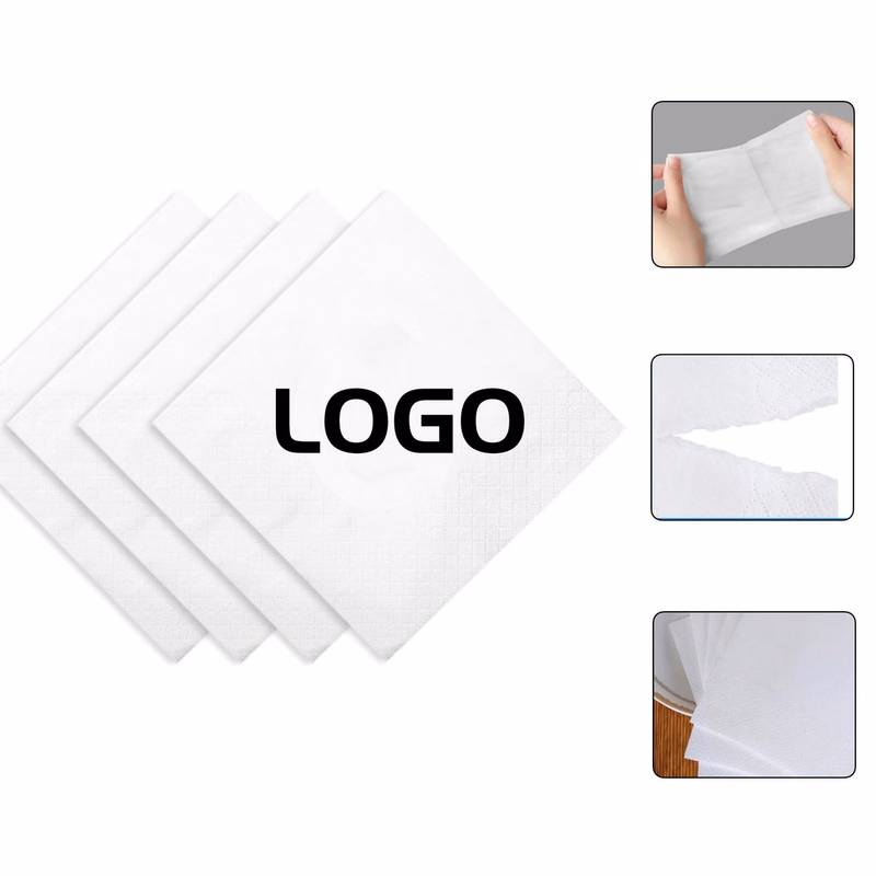 Personalized 2-Ply Logo Drink Napkins