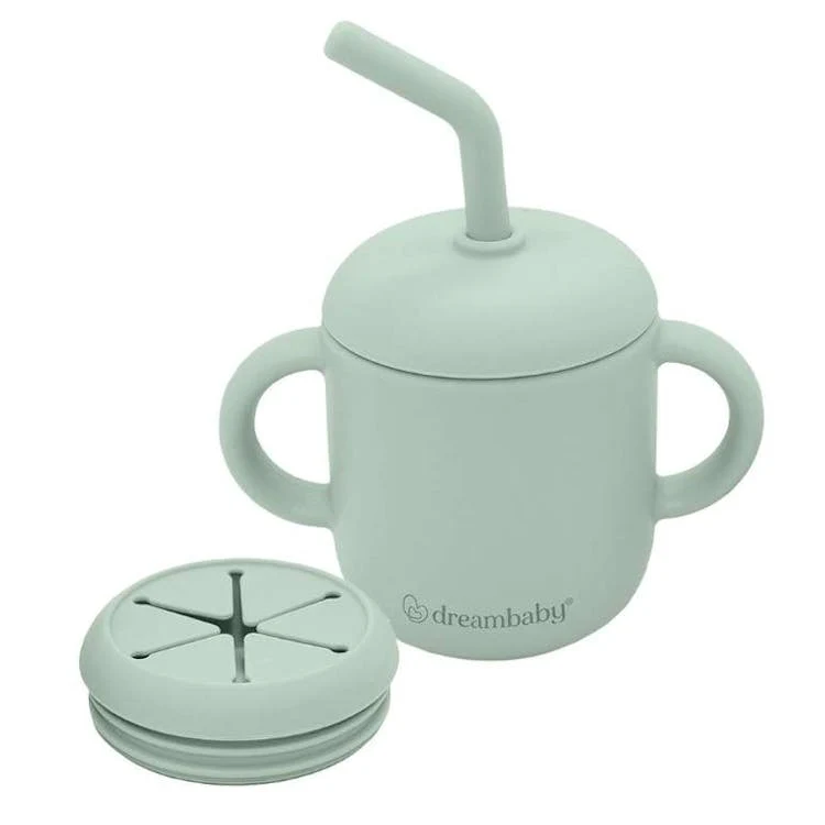 Silicone No Spill Drink and Snack Cup High Edge 1