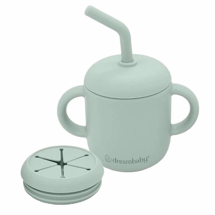 Silicone No Spill Drink and Snack Cup High Edge