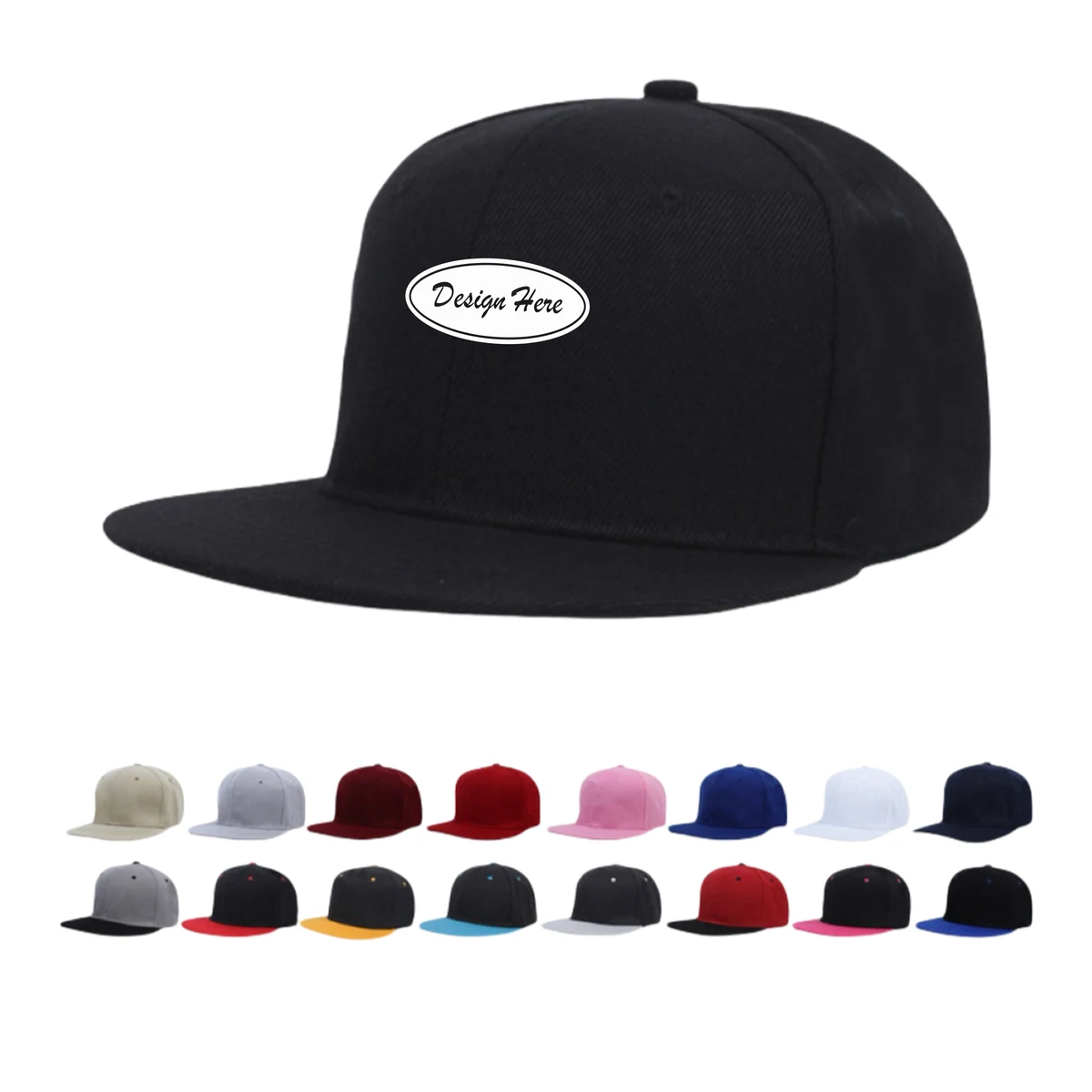 Adjustable Polyester Baseball Cap ?C Multi-Color 1