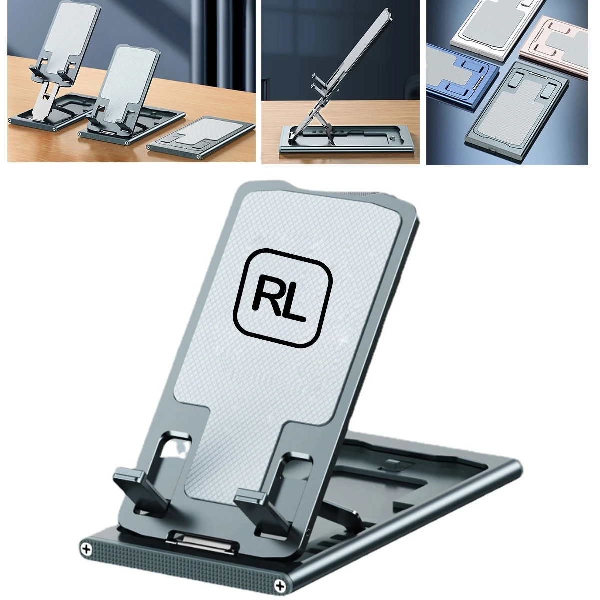Slim Foldable Desk Cell Phone Stand 1