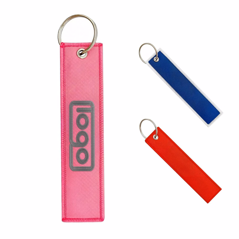 Custom Embroidered Keychain Tag
