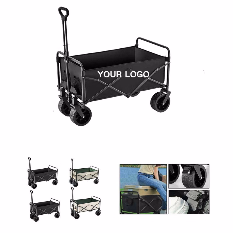 Portable Picnic Cart with Oversized Wheels