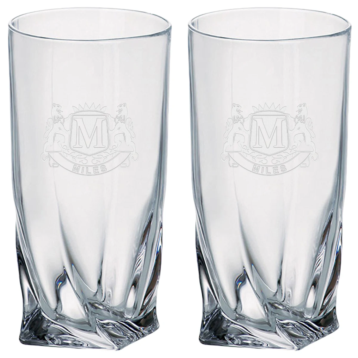 Set of Two Westgate Quadro Highball (12 Oz.) 1