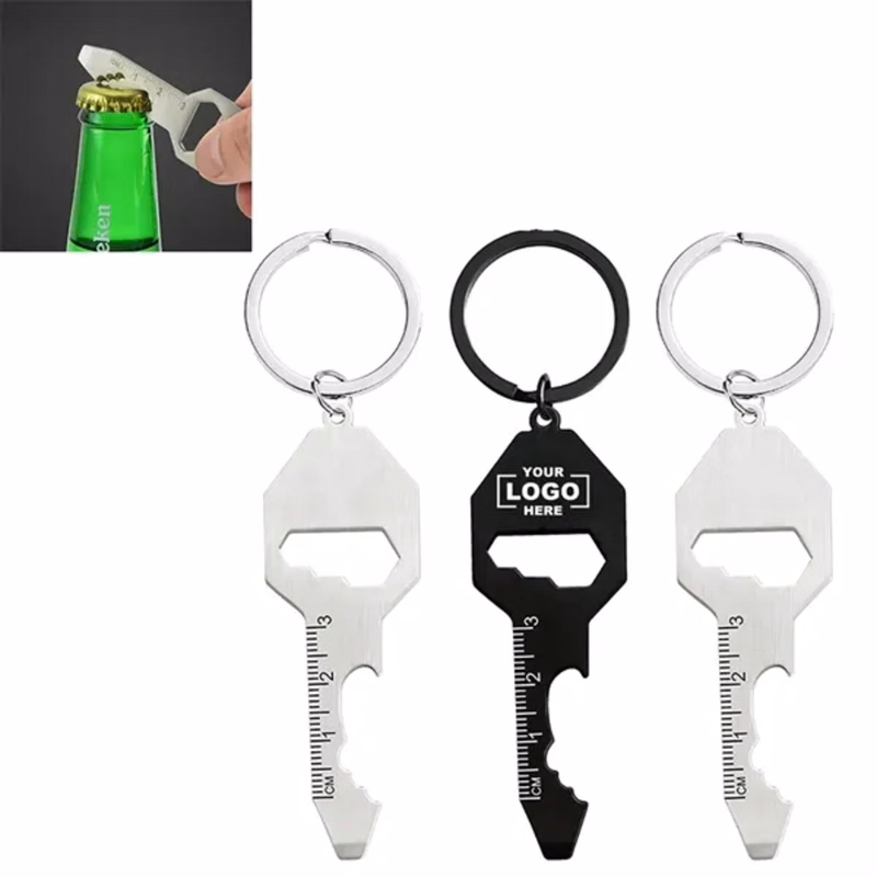 5 in 1 Keychain Bottle Opener Wrench Ruler