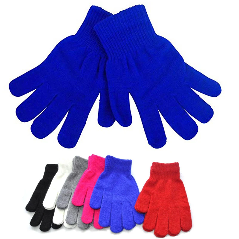 7 7/8" L Adult Size Acrylic Gloves 1