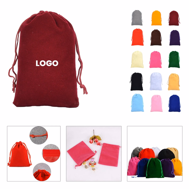 Full Color Elegant Velvet Pouch Collection